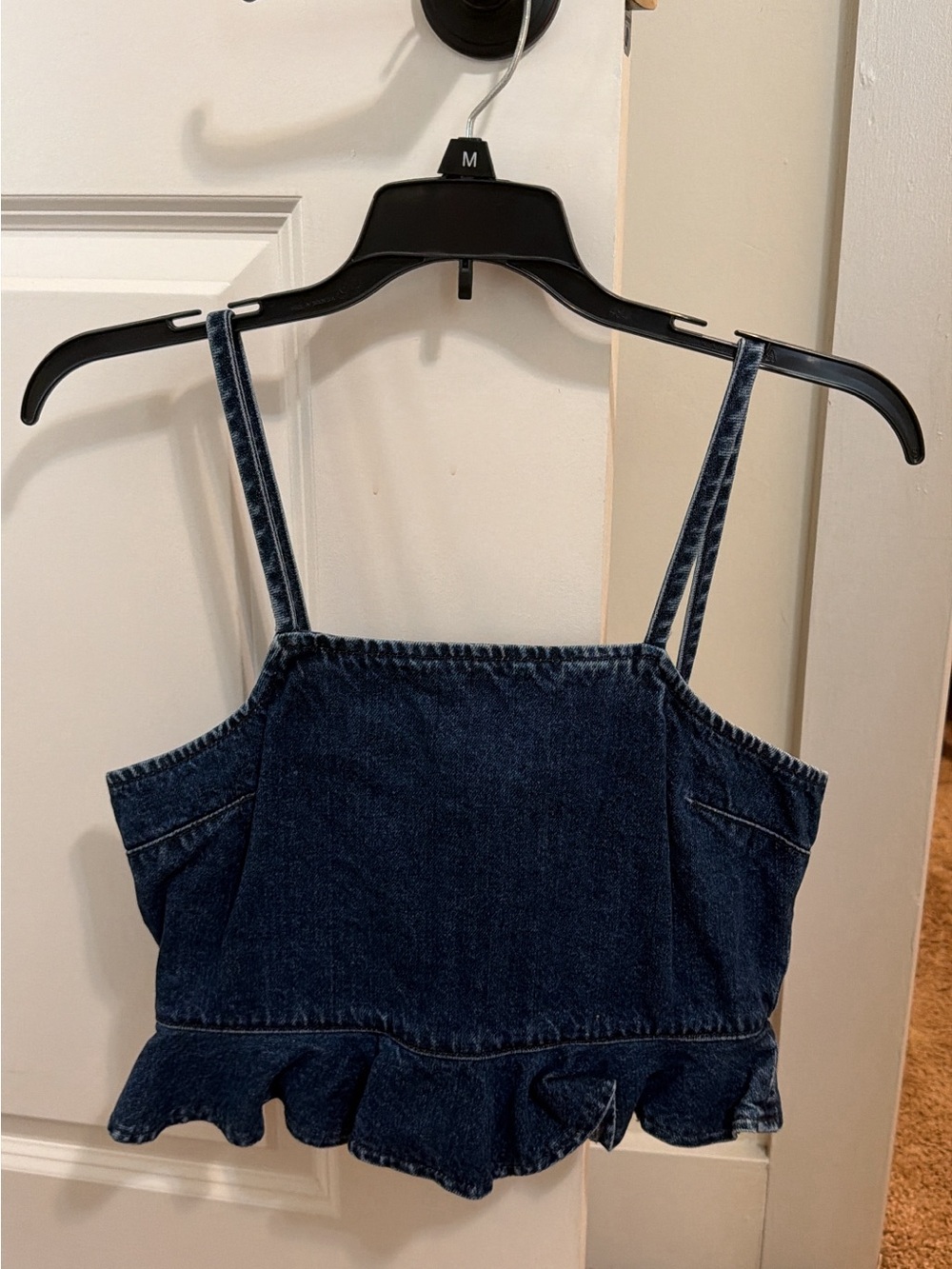Urban Outfitters cropped denim top